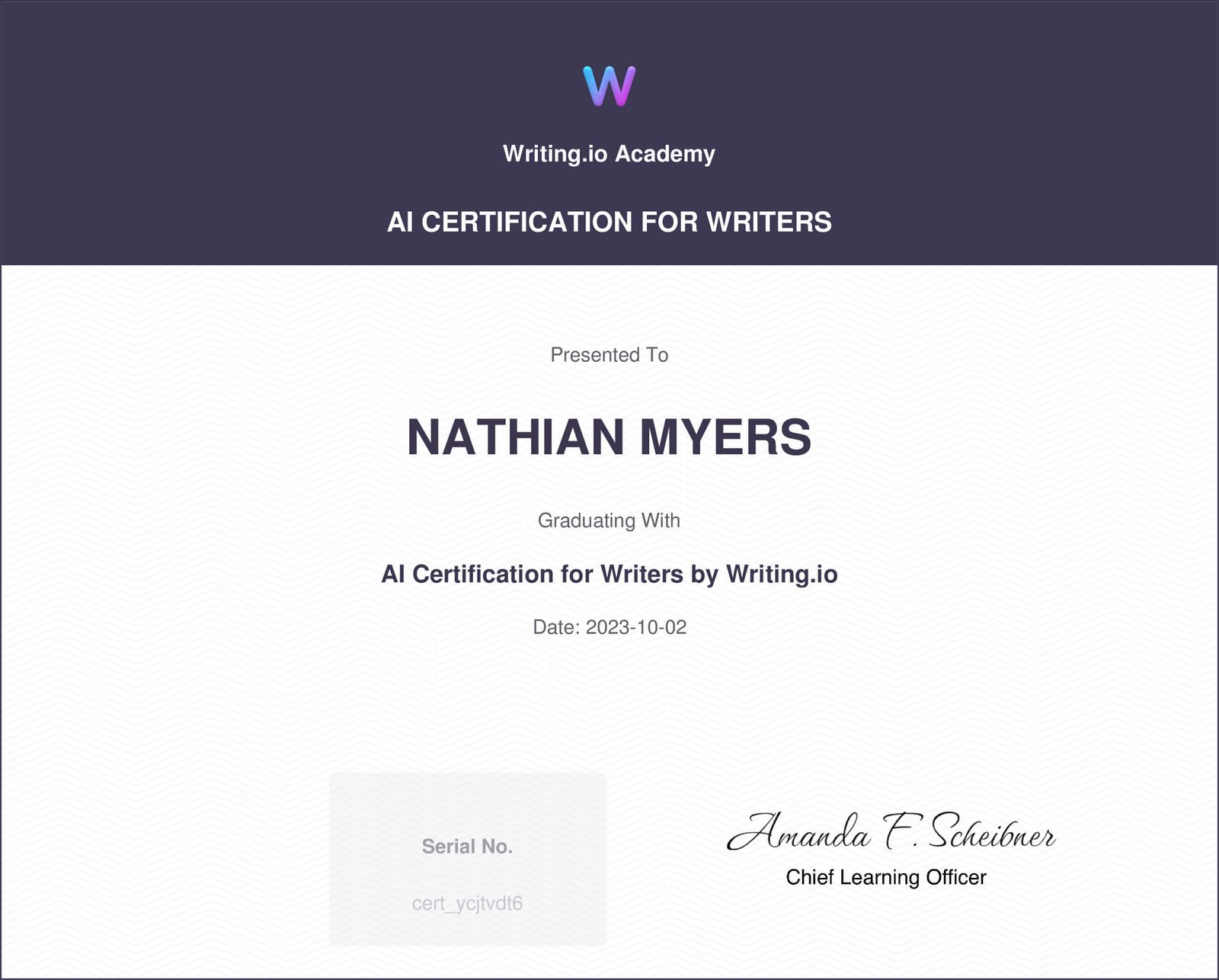 ai certification for writing ai certification for writing