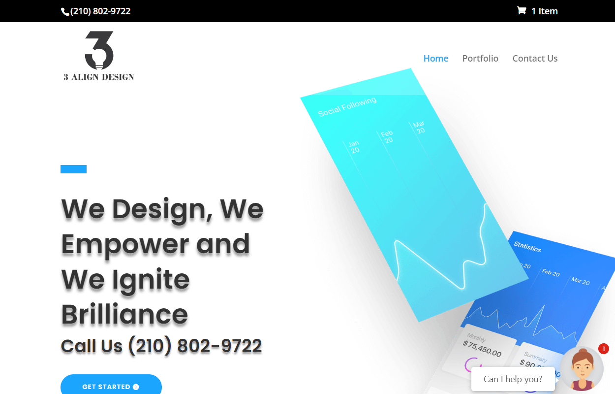 3 Align Design Banner